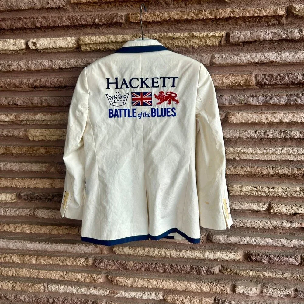 Hackett London Boys Battle of the Blues Blazer Size 7-8